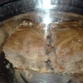 El cooksnap de Analia Rios cuando hizo Torta cebra.