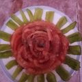 صورة من 😍Siham siham، شاركها بعد تجربة وصفة سلطة على شكل برج دلاع
