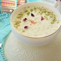 Roop's cooksnap of when they made Paneer ki kheer.