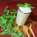 Priya Dwivedi का कुकस्नैप जब उन्होंने पुदीना मसाला छाछ (Pudina masala chaas recipe in Hindi) बनाया था।