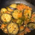 El cooksnap de Mercedes Cossío cuando hizo Bisteck de berenjena.
