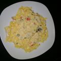 El cooksnap de Gabriela Urioste cuando hizo Pasta en salsa de pollo al verdeo.