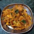 प्रज्ञान परमिता सिंह का कुकस्नैप जब उन्होंने फूलगोभी की तेहरी (phool gobi ki tehri recipe in Hindi) बनाया था।