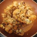 El cooksnap de laura cuando hizo Coliflor al pimentón.