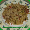 El cooksnap de 🌞JUDIT🌞 cuando hizo Fideos de arroz con vegetales al wok.