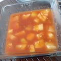 El cooksnap de Pamela Morales cuando hizo Sopa de Pepino.