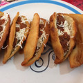 El cooksnap de Carmen Palomino cuando hizo Quesadillas de garbanzo imitación pescado.