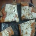 El cooksnap de Irene Franco cuando hizo Pizza integral en sartén.