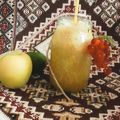 کوک اسنپ 마수매 بعد از امتحان کردن فالوده سیب.