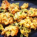 Noopur Alok Vaishnav 's cooksnap of when they made કુંભણીયા ભજીયા (Kumbhaniya bhajiya recipe in Gujarati).