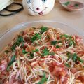 El cooksnap de José Antonio Ramírez Harana cuando hizo Espaguetis all' arrabbiata.