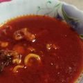Cooksnap anis anuar semasa beliau membuat Udang & Sotong Berlada.
