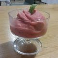 El cooksnap de Maru Garcia cuando hizo Helado de fresas y yogur (thermomix).