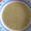 El cooksnap de Laura cuando hizo Crema de pepino con eneldo.