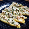 El cooksnap de Arianne cuando hizo Espárragos blancos rellenos.