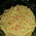 El cooksnap de Jgabrielach8 cuando hizo Pasta con salsa cremosa, camarones y limón.