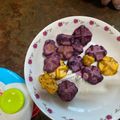 周郁芬 的 熱壓芝麻地瓜球 cooksnap