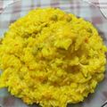 El cooksnap de Maira cuando hizo Arroz amarillo con pollo.