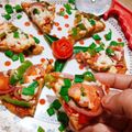 Lovely Agrawal's cooksnap of when they made Veg Pizza.