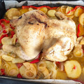 El cooksnap de Rocío cuando hizo Pollo asado al horno con patatas y cebollas.