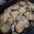 El cooksnap de Rosario Vergara Olea cuando hizo Pastel de berenjena con pan bimbo.