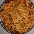 Nila rajput 's cooksnap of when they made Namkin jave.