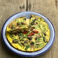 Cooksnap Dapur Yusfarisyia semasa beliau membuat Omelette Cendawan Slovenia (Pražena Gobe z Jajci 🇸🇮).