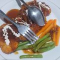 Cooksnap dari Diko Imron untuk resep Chiken katsu with black pepper sauce