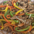 El cooksnap de Judy Martín cuando hizo Fajitas de pollo con pimiento morrón.