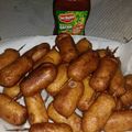 El cooksnap de Angelo cuando hizo Banderillas de salchicha.