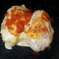 El cooksnap de Jeniffer Quinteros cuando hizo Pechuga de pollo relleno.