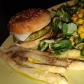 El cooksnap de Monika Aparicio cuando hizo Hamburguesas de brócoli y ajos tiernos.