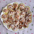 El cooksnap de Javier Sanchez cuando hizo Carpaccio de calabacín con vinagreta de mostaza.