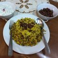 کوک اسنپ Shekoofeh Assareh بعد از امتحان کردن عدس پلو با گوشت چرخ کرده.
