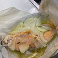 陳欣慧 的 奶油洋蔥烤鮭魚（小烤箱） cooksnap