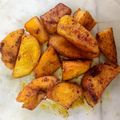 El cooksnap de Alejandra Lambertini cuando hizo Papas doradas al romero y pimentón.