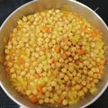 El cooksnap de conchi cuando hizo Garbanzos con verduras.