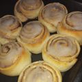 El cooksnap de Nazarena Saez Echegaray cuando hizo Rolls de Canela o Cinnamon buns.