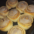 El cooksnap de Nazarena Saez Echegaray cuando hizo Rolls de Canela o Cinnamon buns.