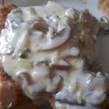 El cooksnap de Flor G Barreiro cuando hizo Salsa de crema y verdeo con champiñones.