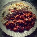 sandhya Dutta 's cooksnap of when they made চিলি চিকেন(Chilli chicken recipe in Bengali).