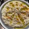 Jose Navarro's cooksnap of when they made Aubergine tahini dip - Moutabal or baba ghannouj.