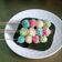 Cooksnap dari Nurul_SaNia untuk resep Kue Katen | Sate Singkong Pelangi