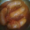 El cooksnap de Fabiana Guzman cuando hizo Chorizos al vino blanco.