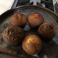 El cooksnap de Tatiis Lopez cuando hizo Muffins de vainilla y cacao 🍫 con ❤️ de dulce de leche.