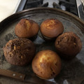 El cooksnap de Tatiis Lopez cuando hizo Muffins de vainilla y cacao 🍫 con ❤️ de dulce de leche.