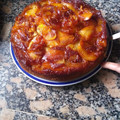 El cooksnap de Maru maru cuando hizo Torta invertida de manzanas.