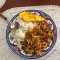 El cooksnap de Alberto Ayala cuando hizo Receta de cuajito.