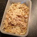 El cooksnap de Marta Jiménez-Bravo cuando hizo Espaguetis a la carbonara con nata líquida.