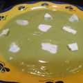 El cooksnap de luhe cuando hizo Vichyssoise de calabacín con feta y hierbabuena.